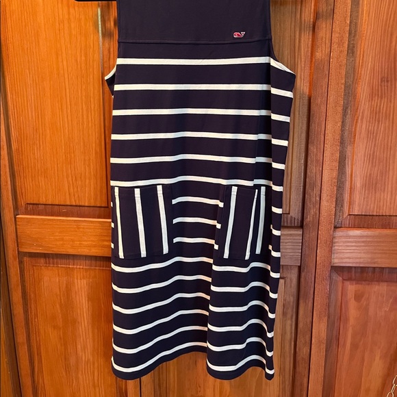 Vineyard Vines girls blue & white strip sleeveless dress ( NWT) - Picture 3 of 15